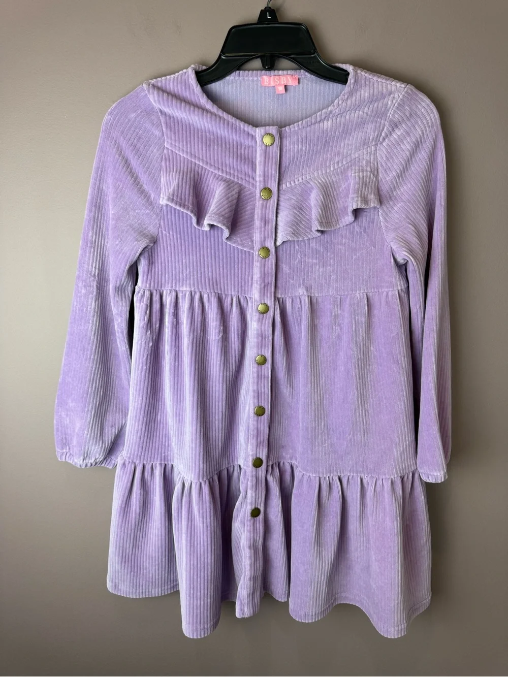 Bisby Purple Long Sleeve Dress - Kids Sz 10
